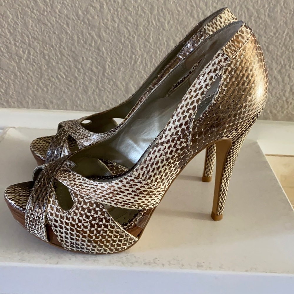 Bakers platform heel brown size6 #summer#spring